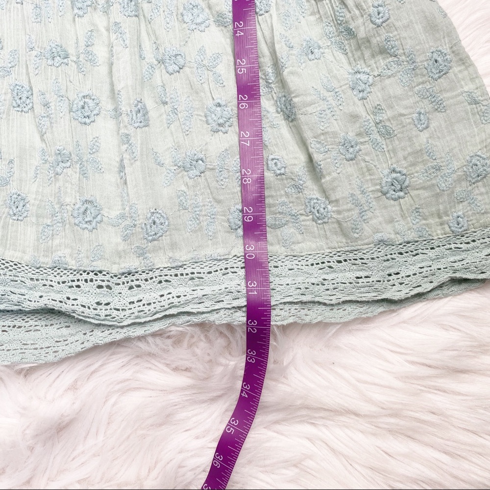Free People Baby’s Breath Mini Dress in Sea Grass - Picture 13 of 13
